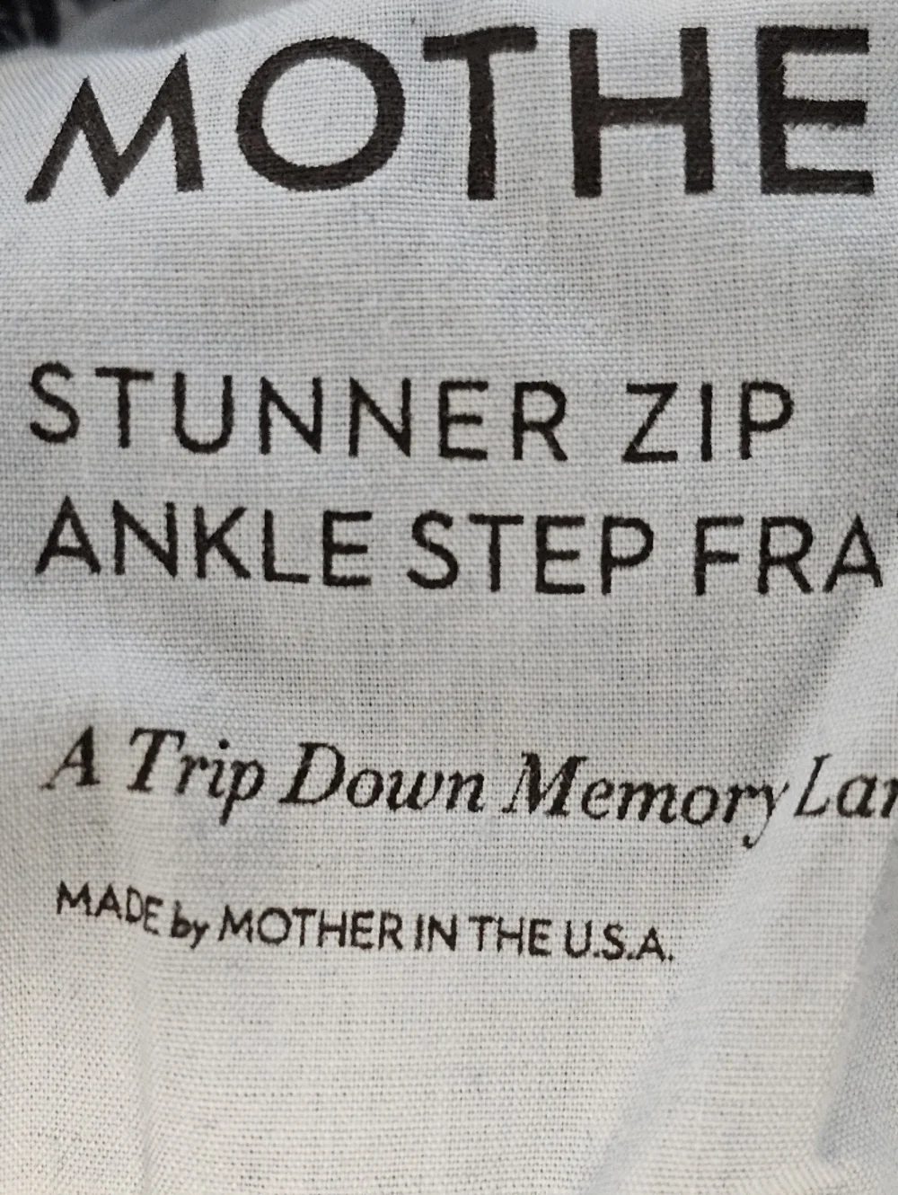 MOTHER Stunner Zip Ankle Fray High Rise Skinny Dark Blue‎ Jeans 28 Preowned